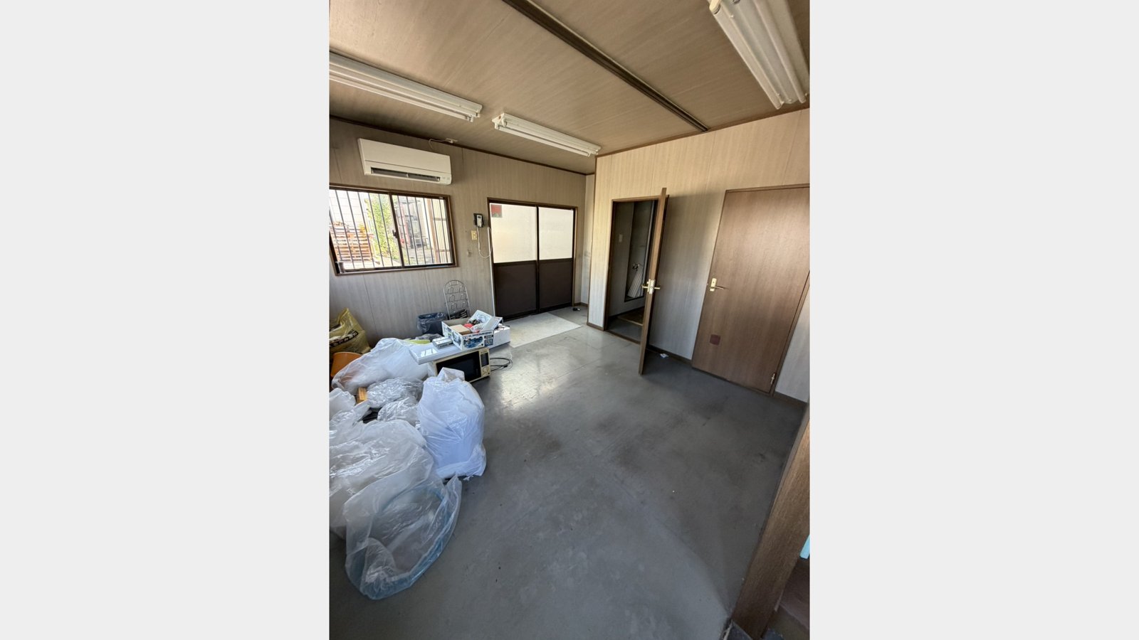 2階建て大型プレハブの解体工事